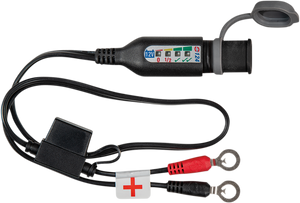 Moose Racing - Battery Monitor Lead - Lead/Acid - Charger Monitor Cord - O-124M