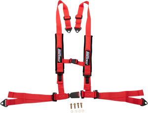 Moose Utility - Seat Harness - 4 Point - 2x2 - Red - Seat Harness - 100-4403-PU