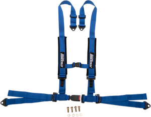 Moose Utility - Seat Harness - 4 Point - 2x2 - Blue - Seat Harness - 100-4404-PU