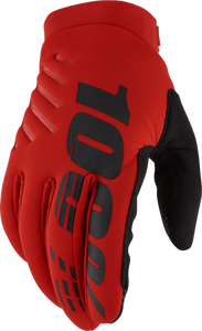 100% - Brisker Gloves Red Sm - 10003-00030