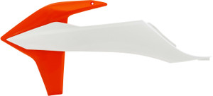 Acerbis - Radiator Shroud White/orange - 2726516813