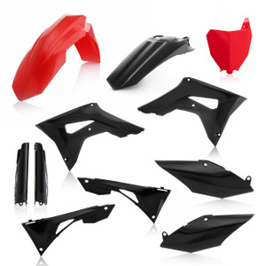 Acerbis - Full Plastic Kit Hon Red/black - 2736251018 Acerbis - Full Plastic Kit Hon Red/black - 2736251018