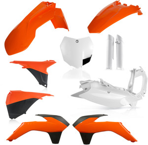 Acerbis - Full Plastic Kit Orange - 2449585226