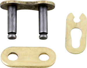 Moose Racing - 420 RXP Pro-MX Chain - Gold - Master Link - 420 RXP Pro-MX Clip Connecting Link - M576-00-01
