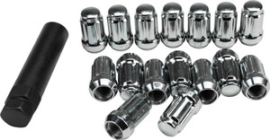 Awc - 12mmx1.50 Lock Style Lug Nuts W/key 16/pk - RLUG-CS20C Awc - 12mmx1.50 Lock Style Lug Nuts W/key 16/pk - RLUG-CS20C