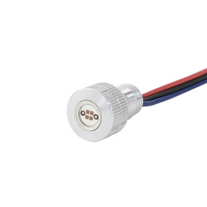 Baggernation - Lightning Bolts Whte/amber Led Silver - BOLTS-DRL-S