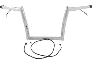 Baggernation - 12" Oem Monkey Bar Pre Wired Chrome `15-up Fltr - OEMPW-15L-12 C