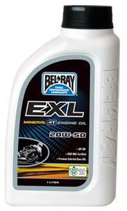 Bel-ray - Exl Mineral 4t Engine Oil 20w-50 1l - 99100-B1LW Bel-ray - Exl Mineral 4t Engine Oil 20w-50 1l - 99100-B1LW