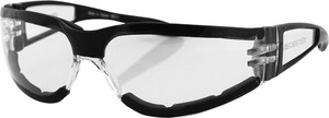 Bobster - Shield Ii Sunglasses Black W/clear Lens - ESH203