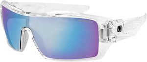 Bobster - Paragon Sunglasses Clear W/blue Mirror Lens - EPAR002 Bobster - Paragon Sunglasses Clear W/blue Mirror Lens - EPAR002