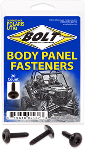 Bolt - Utv Body Panel Fasteners M6x24 Body Panel Screws 20pk - RZR-BDPNL Bolt - Utv Body Panel Fasteners M6x24 Body Panel Screws 20pk - RZR-BDPNL
