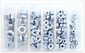 Bolt - Flange Nut Assortment 140 Piece Kit - SV-FNUT