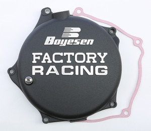 Boyesen - Factory Racing Clutch Cover Black - CC-17B Boyesen - Factory Racing Clutch Cover Black - CC-17B