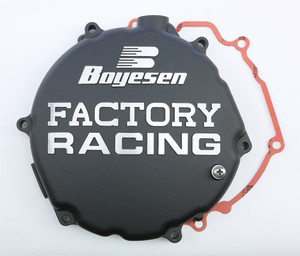 Boyesen - Factory Racing Clutch Cover Black - CC-12CB Boyesen - Factory Racing Clutch Cover Black - CC-12CB