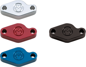 Moose Racing - E-Brake Block-Off Plate - Blue - E-Brake Block-Off Plate - M88057