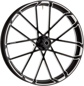 Arlen Ness - Wheel - Procross - Front/Dual Disc - With ABS - Black - 21"x3.50" - Procross Forged Aluminum Wheel - 10101-204-6008