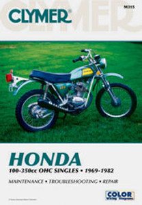Clymer - Repair Manual Hon 100-350cc - CM315 Clymer - Repair Manual Hon 100-350cc - CM315