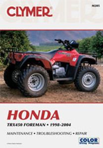 Clymer - Repair Manual Hon Trx450 Foreman 450 - CM205 Clymer - Repair Manual Hon Trx450 Foreman 450 - CM205