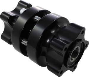 Arlen Ness - Hub - Dual Disc - Front - Black - '08+FLT - Cartridge Hub - 71-600