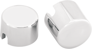 Drag Specialties - Axle Caps - Chrome - Rear - '00-'07 Softail - Axle Caps - W16-0333