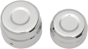 Drag Specialties - Axle Cap - Rear - Chrome - Billet Axle Cap - 0214-0834