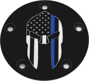 Custom Engraving - Tc Timer Cover Sparta Blue Line Black - LE02-04BG Custom Engraving - Tc Timer Cover Sparta Blue Line Black - LE02-04BG