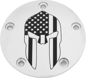 Custom Engraving - Tc Timer Cover Spartan Chrome - PATR20-04 Custom Engraving - Tc Timer Cover Spartan Chrome - PATR20-04