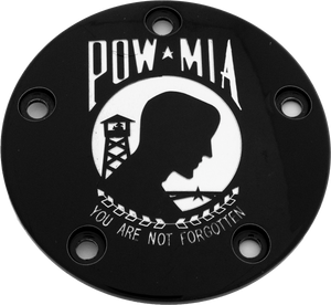 Custom Engraving - Tc Timer Cover Pow-mia Black - POW02-04BG Custom Engraving - Tc Timer Cover Pow-mia Black - POW02-04BG