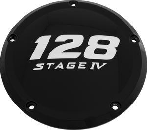 Custom Engraving - 6   M8 Softail Derby Cover 128 Stage Iv Black - 128-05-67BG Custom Engraving - 6   M8 Softail Derby Cover 128 Stage Iv Black - 128-05-67BG