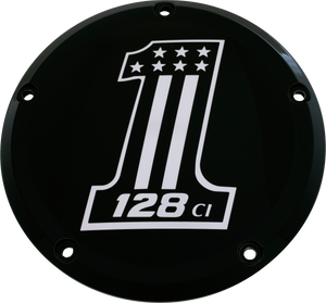 Custom Engraving - 6   M8 Softail Derby Cover 128 Black - 128-14-67BG Custom Engraving - 6   M8 Softail Derby Cover 128 Black - 128-14-67BG