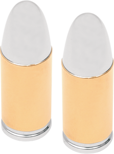 Drag Specialties - Valve Steam Cap - 38 Special - Gold - .38 Special Valve Stem Cap - 282007