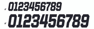 D-cor - #6 Black 4 Race Series 3/pk - 45-33-6 D-cor - #6 Black 4 Race Series 3/pk - 45-33-6