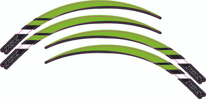 D-cor - Team Kawasaki Rim Decal Kit - 40-80-213