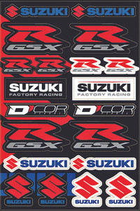 D-cor - Suzuki Street Decal Sheet - 40-40-105