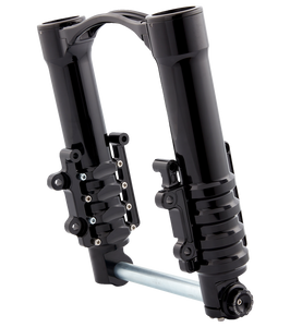 Arlen Ness - Method No Flex Fork Legs - Black - For Factory Brake Caliper - Method No Flex Fork Legs - 120-002