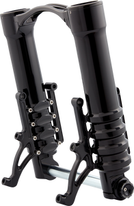 Arlen Ness - Method No Flex Fork Legs - Black - For Custom Radial Mount Brake Caliper - Method No Flex Fork Legs - 120-003