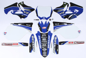 D-cor - Yamaha Raceline Graphics Complete Graphic Kit White - 20-50-125 D-cor - Yamaha Raceline Graphics Complete Graphic Kit White - 20-50-125
