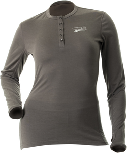 Dsg - Merino Wool Base Layer Shirt Grey Lg - 45216