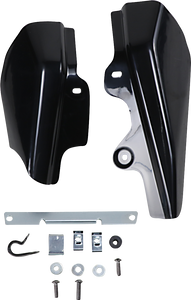 Drag Specialties - Air Deflector - '01-08 FL - Frame Mounted Heat Deflectors - 90526
