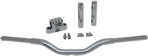 La Choppers - Handlebar - Kage Fighter - 10" - Chrome - Kage Fighter-T Handlebar - LA-7335-06
