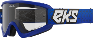 Eks Brand - Flat Out Clear Goggle Royal Blue Clear - 067-60460 Eks Brand - Flat Out Clear Goggle Royal Blue Clear - 067-60460