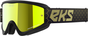 Eks Brand - Flat Out Mirror Goggle Blk/gld Metallic Gold Mirror - 067-60515 Eks Brand - Flat Out Mirror Goggle Blk/gld Metallic Gold Mirror - 067-60515