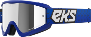 Eks Brand - Flat Out Mirror Goggle Royal Blue Silver Mirror - 067-60535 Eks Brand - Flat Out Mirror Goggle Royal Blue Silver Mirror - 067-60535
