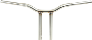La Choppers - Handlebar - Kage Fighter - One Piece - 14" - Stainless Steel - Kage Fighter Welded Straight-Riser Handlebar - LA-7337-14SS