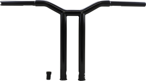 Burly Brand - Handlebar - Dominator - Raked - 14" - Black - Dominator Handlebar - B12-6053B Burly Brand - Handlebar - Dominator - Raked - 14" - Black - Dominator Handlebar - B12-6053B