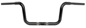 La Choppers - Handlebar - Twin Round - 8" - Black - Twin Round Handlebar - LA-7324-08B