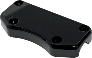 Drag Specialties - Handlebar Clamp - Buffalo - Smooth - Black - Buffalo Handlebar Clamp - 0602-0348