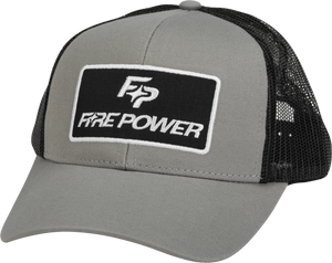 Fire Power - Curved Bill Hat Grey/black - 99-8109