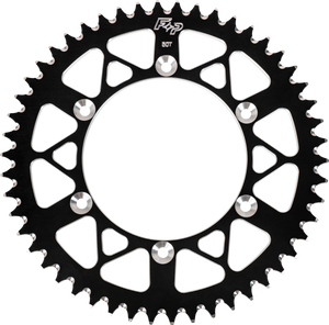 Fire Power - Rear Sprocket Aluminum 50t-520 Blk Hon/yam - 208-50 BLK