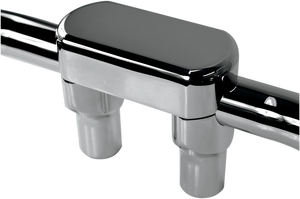 Drag Specialties - Risers - 3" - Big Buffalo - Top - Chrome - Handlebar Riser & Top Clamp Kit - 0602-0602